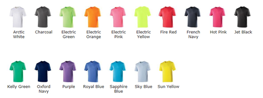 Cani Fit Tech T Colour Choice